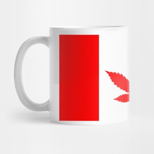 Canadian Flag Marijuana Mug